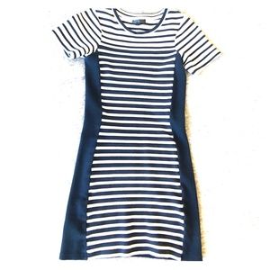 TOPSHOP Striped Bodycon Dress